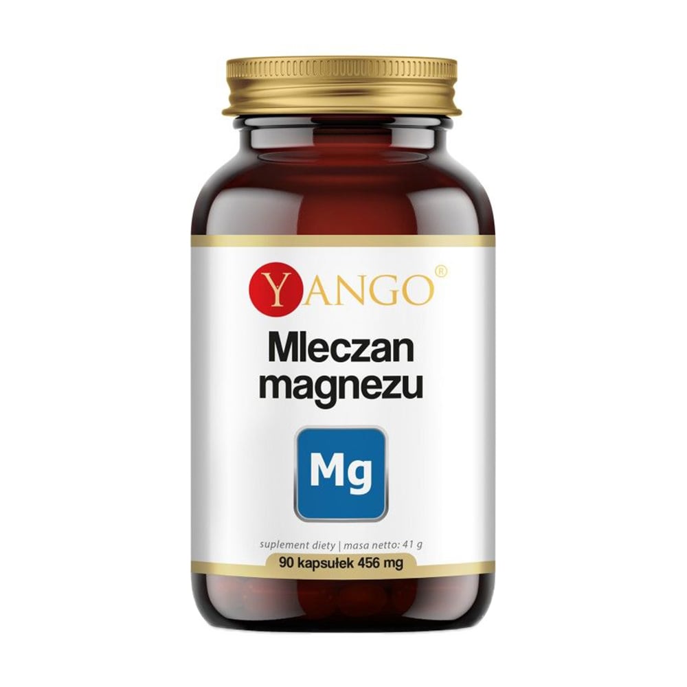 Лактат магнію Yango Magnesium Lactate 456 мг, 90 капсул